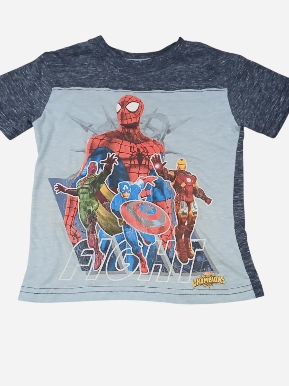 Marvel Avengers Graphic Tee with Spider-Man, Captain America & Iron Man